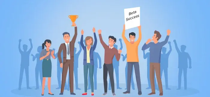 Beta-testing-success successfull beta testing